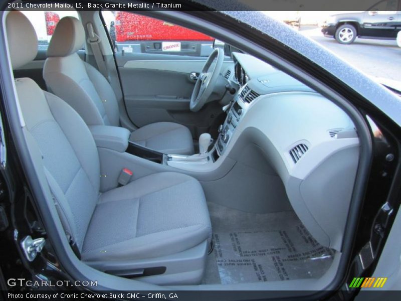 Black Granite Metallic / Titanium 2011 Chevrolet Malibu LS