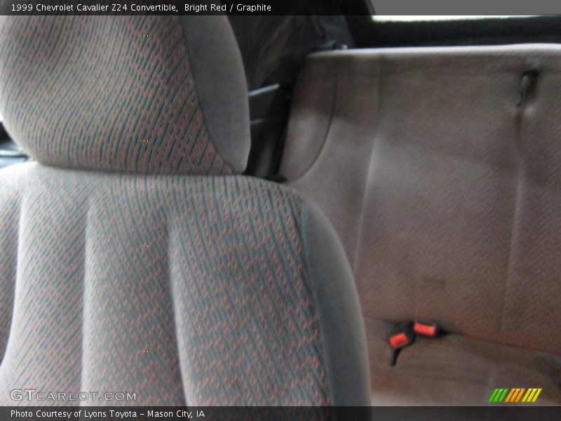 Bright Red / Graphite 1999 Chevrolet Cavalier Z24 Convertible