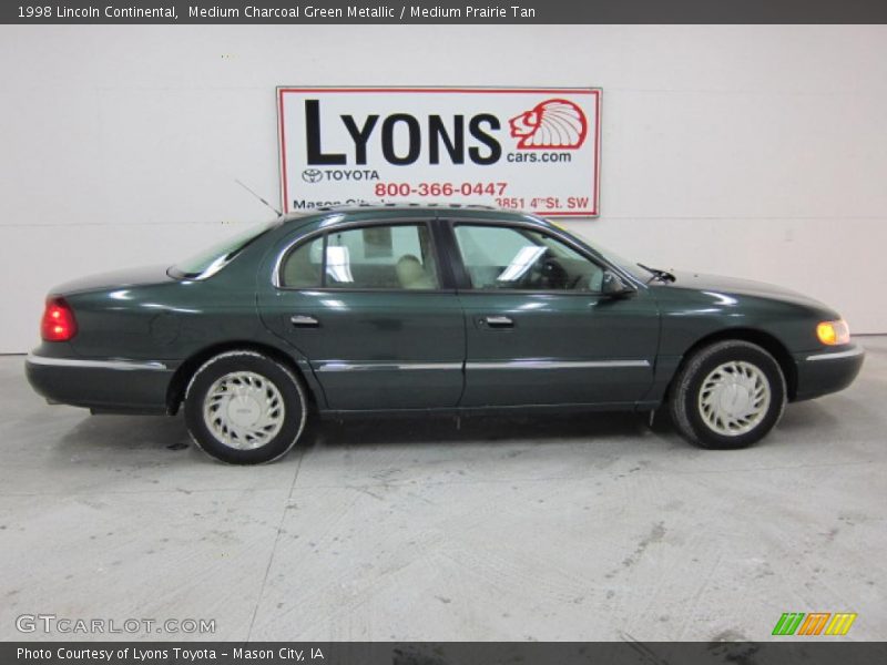 Medium Charcoal Green Metallic / Medium Prairie Tan 1998 Lincoln Continental