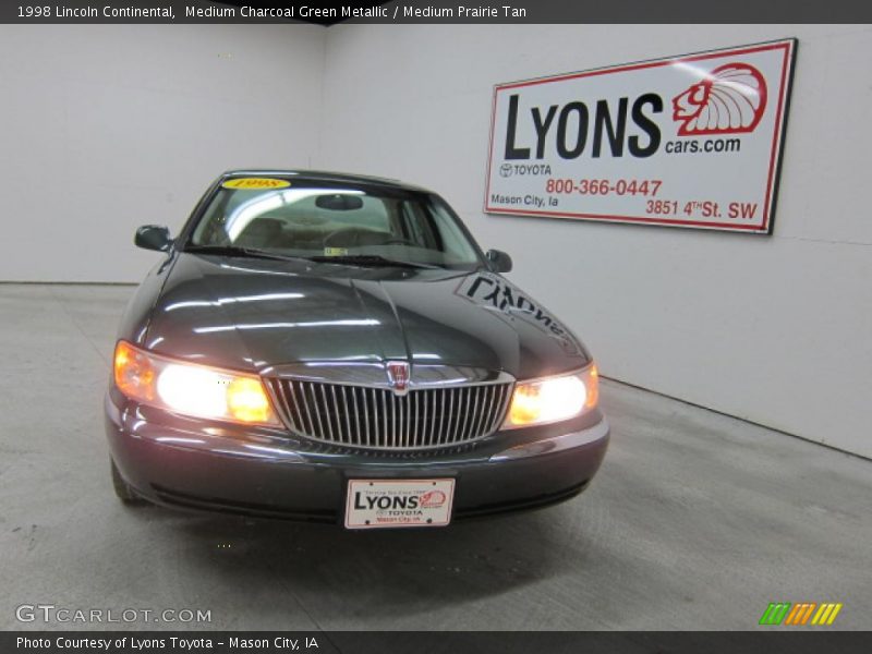 Medium Charcoal Green Metallic / Medium Prairie Tan 1998 Lincoln Continental