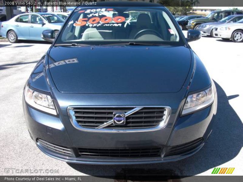 Barents Blue Metallic / Quartz 2008 Volvo S40 2.4i