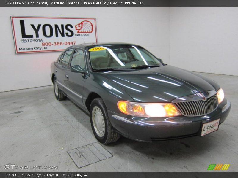 Medium Charcoal Green Metallic / Medium Prairie Tan 1998 Lincoln Continental