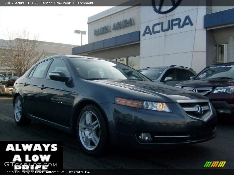 Carbon Gray Pearl / Parchment 2007 Acura TL 3.2