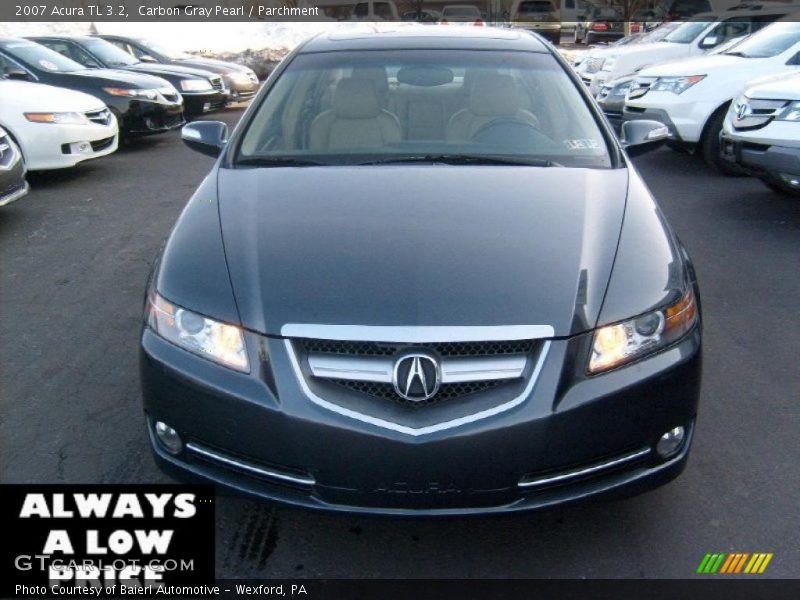 Carbon Gray Pearl / Parchment 2007 Acura TL 3.2
