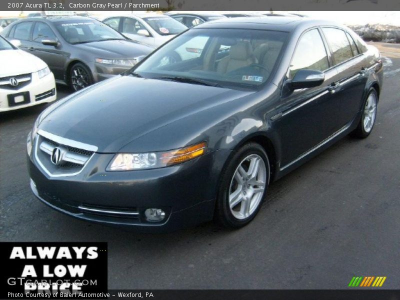 Carbon Gray Pearl / Parchment 2007 Acura TL 3.2