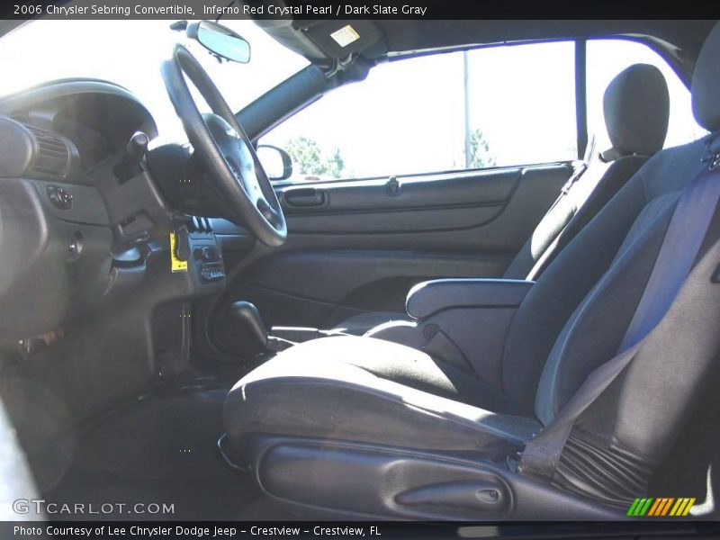 Inferno Red Crystal Pearl / Dark Slate Gray 2006 Chrysler Sebring Convertible
