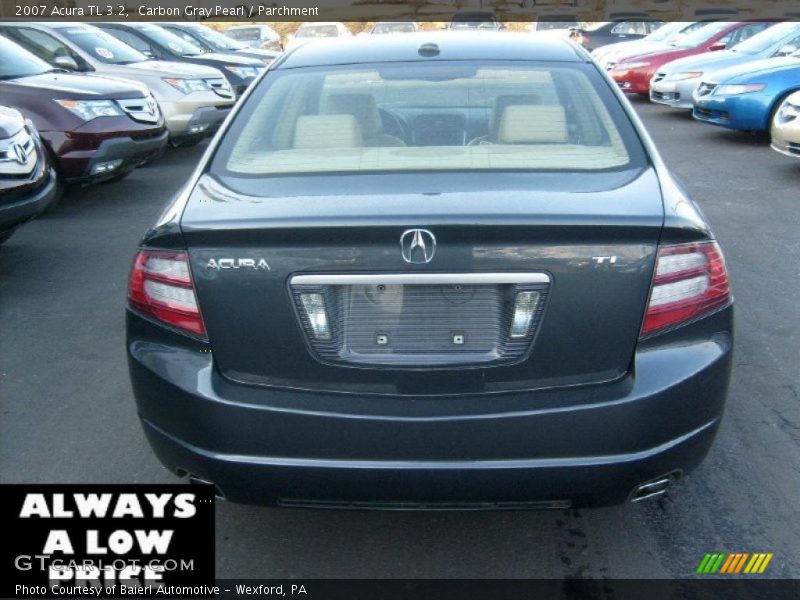 Carbon Gray Pearl / Parchment 2007 Acura TL 3.2