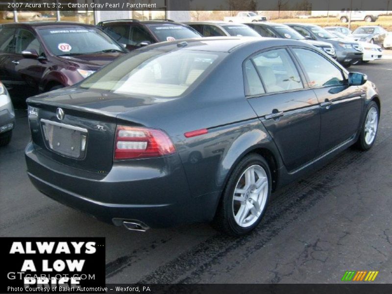 Carbon Gray Pearl / Parchment 2007 Acura TL 3.2