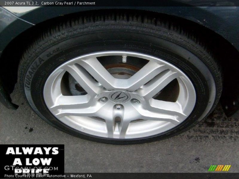 Carbon Gray Pearl / Parchment 2007 Acura TL 3.2