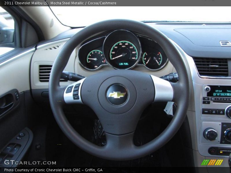 Mocha Steel Metallic / Cocoa/Cashmere 2011 Chevrolet Malibu LS