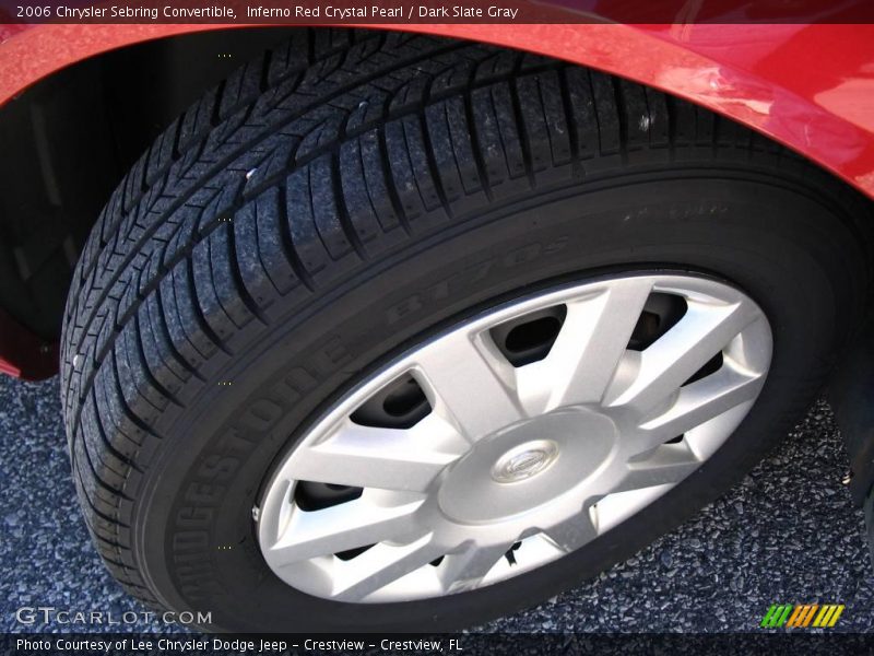 Inferno Red Crystal Pearl / Dark Slate Gray 2006 Chrysler Sebring Convertible