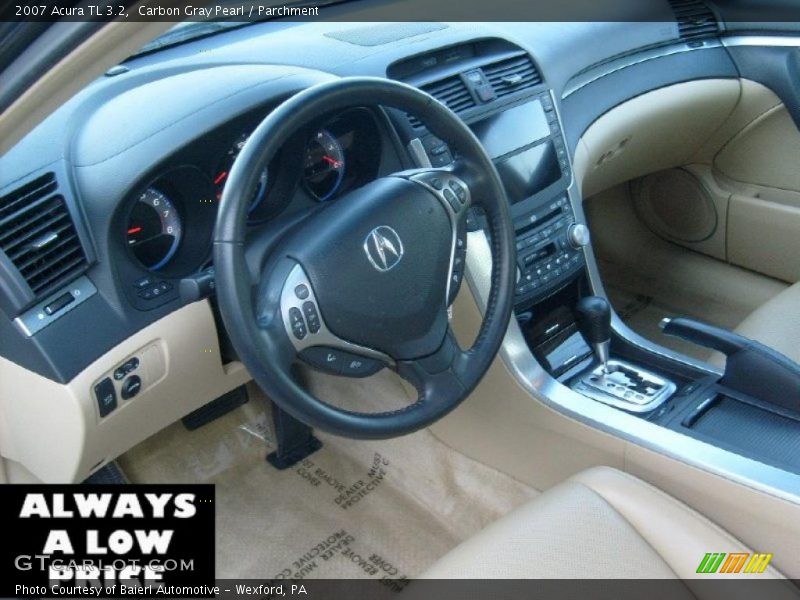 Carbon Gray Pearl / Parchment 2007 Acura TL 3.2