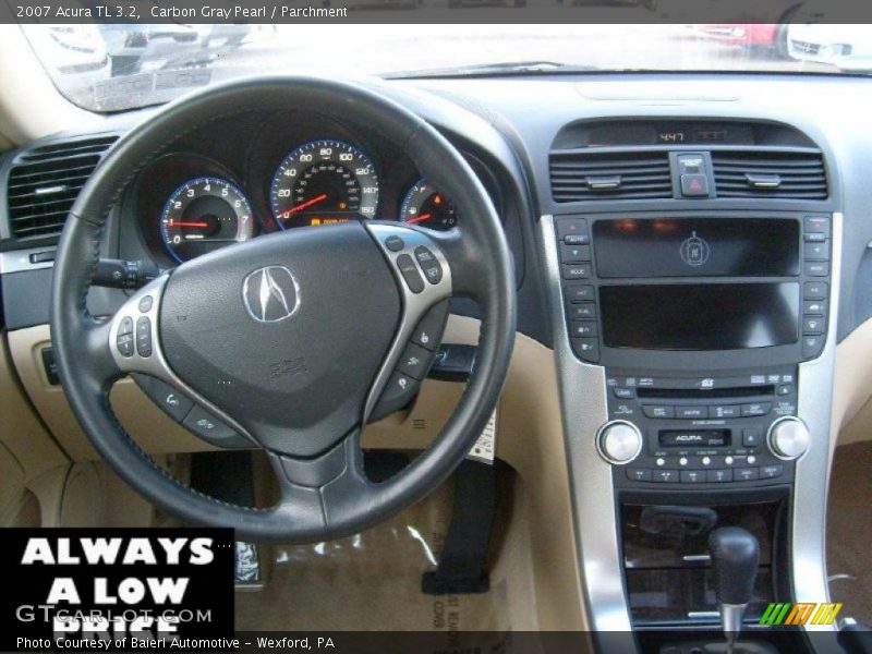 Carbon Gray Pearl / Parchment 2007 Acura TL 3.2