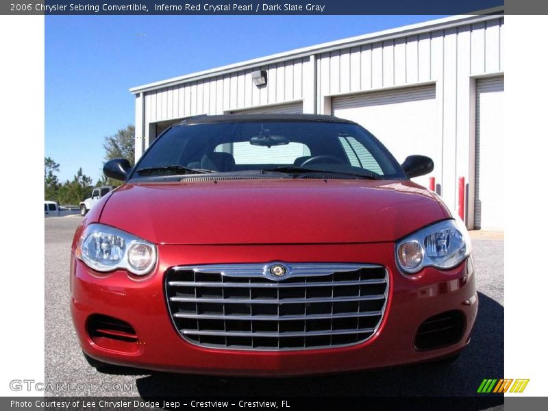 Inferno Red Crystal Pearl / Dark Slate Gray 2006 Chrysler Sebring Convertible