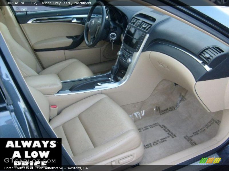 Carbon Gray Pearl / Parchment 2007 Acura TL 3.2