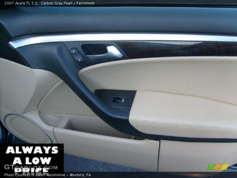 Carbon Gray Pearl / Parchment 2007 Acura TL 3.2