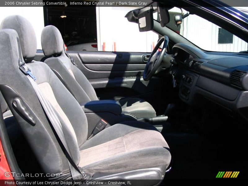 Inferno Red Crystal Pearl / Dark Slate Gray 2006 Chrysler Sebring Convertible