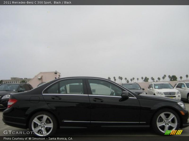 Black / Black 2011 Mercedes-Benz C 300 Sport