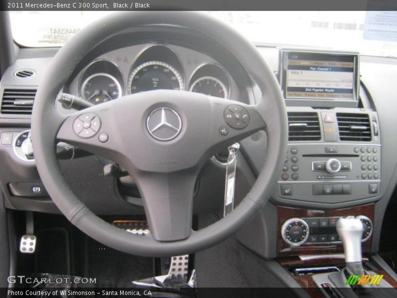 Black / Black 2011 Mercedes-Benz C 300 Sport