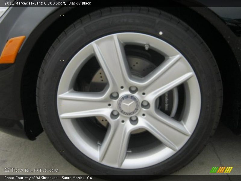 Black / Black 2011 Mercedes-Benz C 300 Sport