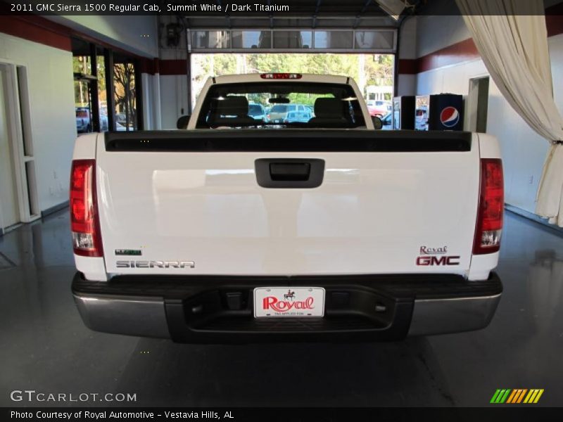Summit White / Dark Titanium 2011 GMC Sierra 1500 Regular Cab