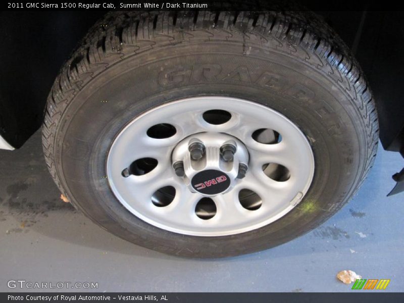 Summit White / Dark Titanium 2011 GMC Sierra 1500 Regular Cab