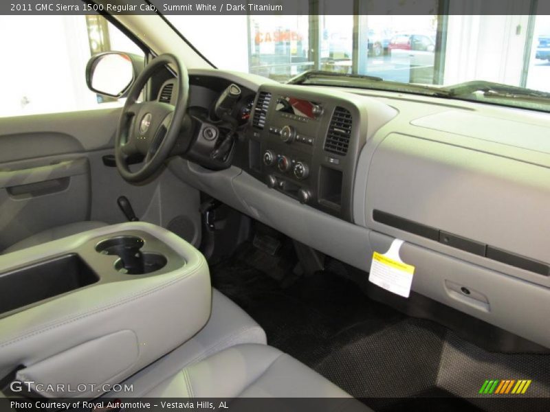Summit White / Dark Titanium 2011 GMC Sierra 1500 Regular Cab