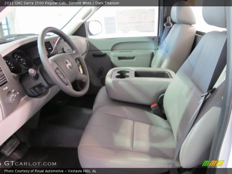  2011 Sierra 1500 Regular Cab Dark Titanium Interior