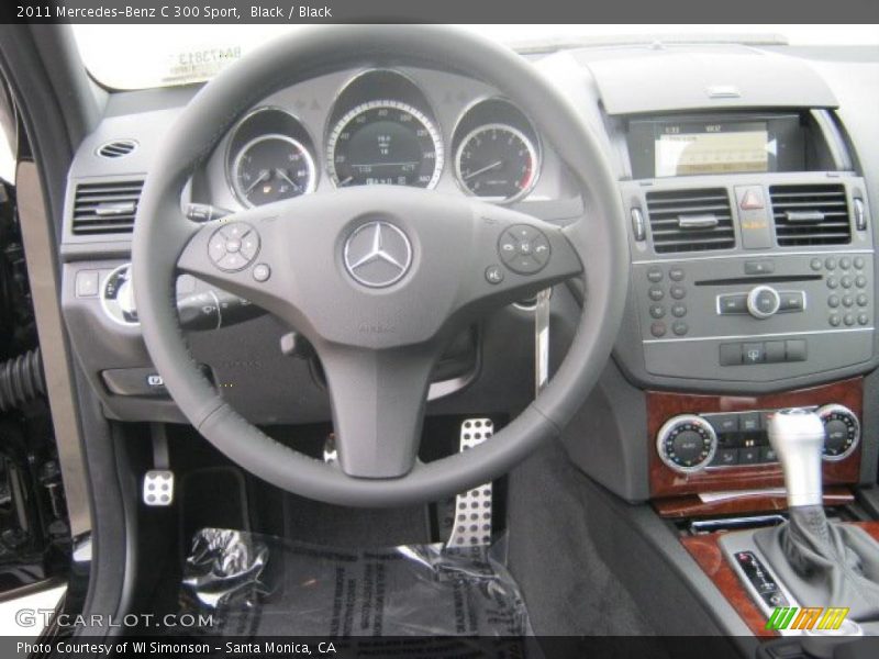 Black / Black 2011 Mercedes-Benz C 300 Sport