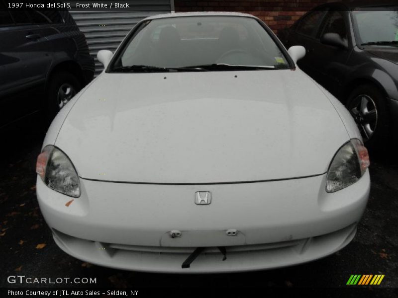 Frost White / Black 1997 Honda del Sol S