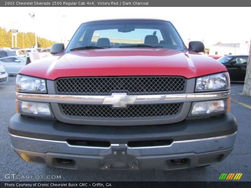 Victory Red / Dark Charcoal 2003 Chevrolet Silverado 1500 Regular Cab 4x4