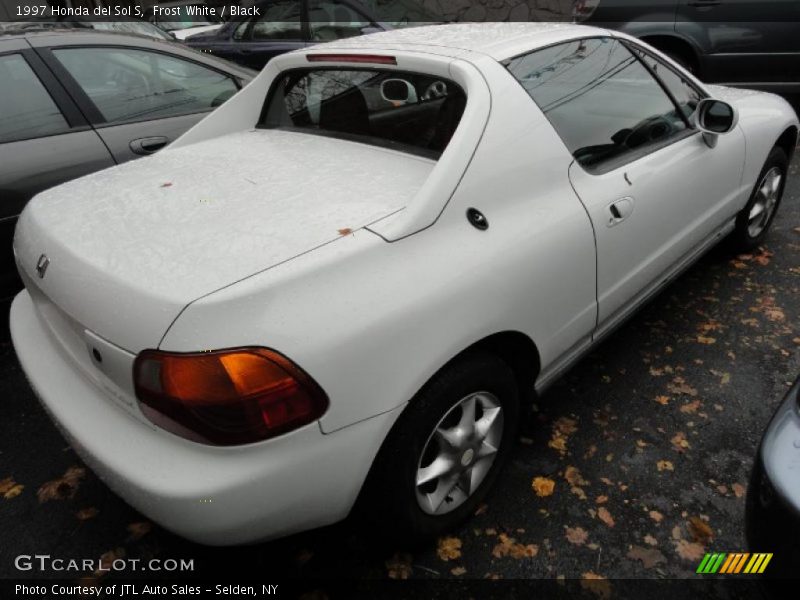 Frost White / Black 1997 Honda del Sol S