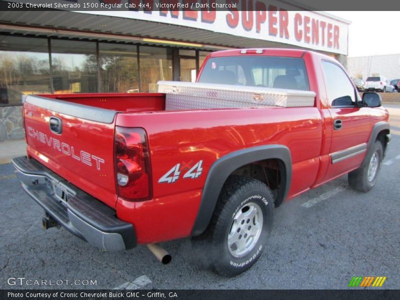 Victory Red / Dark Charcoal 2003 Chevrolet Silverado 1500 Regular Cab 4x4