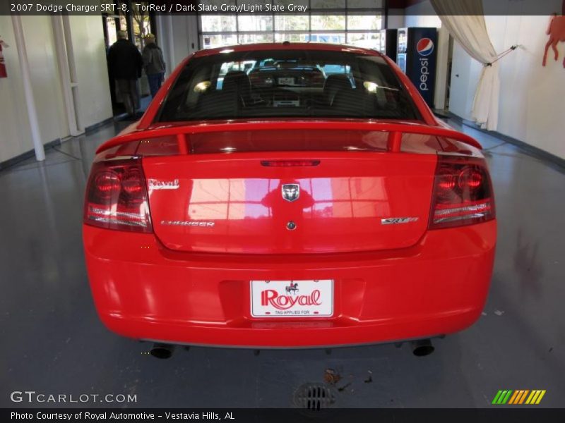 TorRed / Dark Slate Gray/Light Slate Gray 2007 Dodge Charger SRT-8