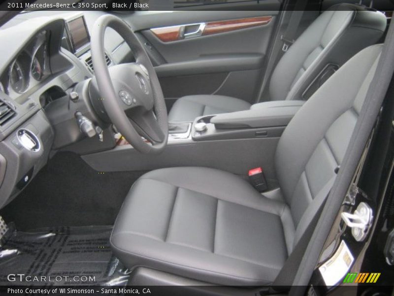  2011 C 350 Sport Black Interior