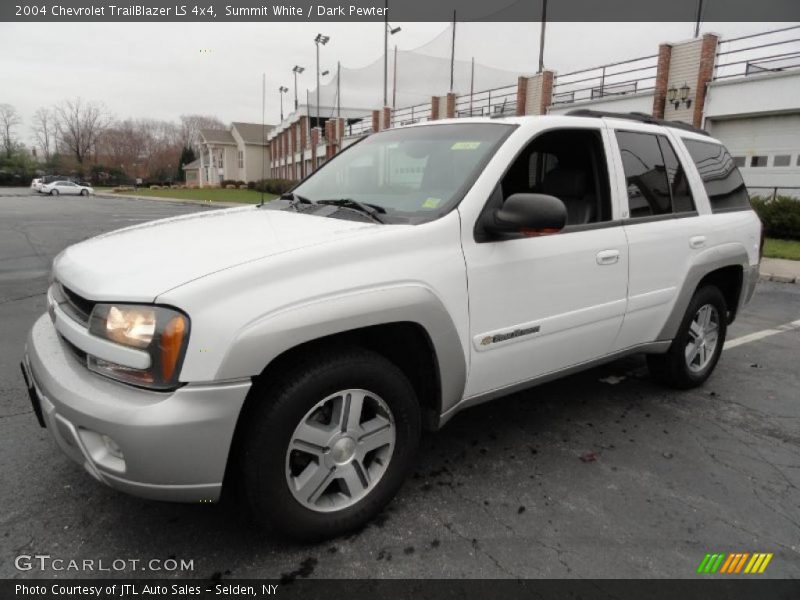 Summit White / Dark Pewter 2004 Chevrolet TrailBlazer LS 4x4