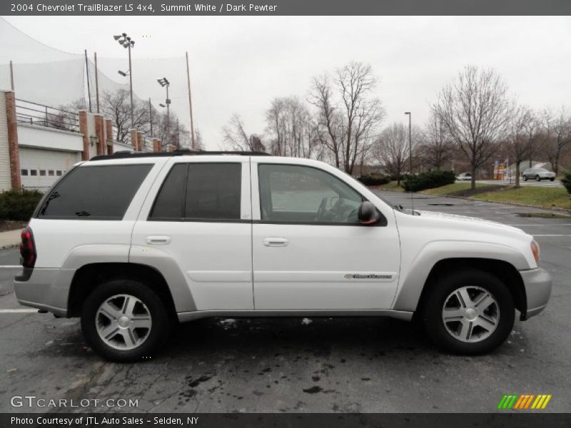 Summit White / Dark Pewter 2004 Chevrolet TrailBlazer LS 4x4