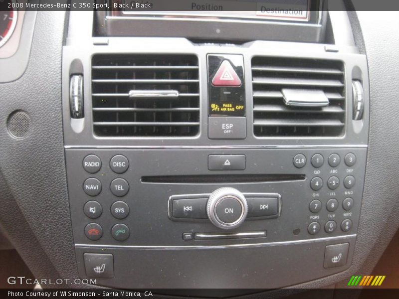 Black / Black 2008 Mercedes-Benz C 350 Sport
