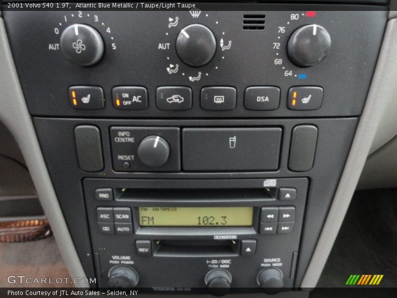 Controls of 2001 S40 1.9T