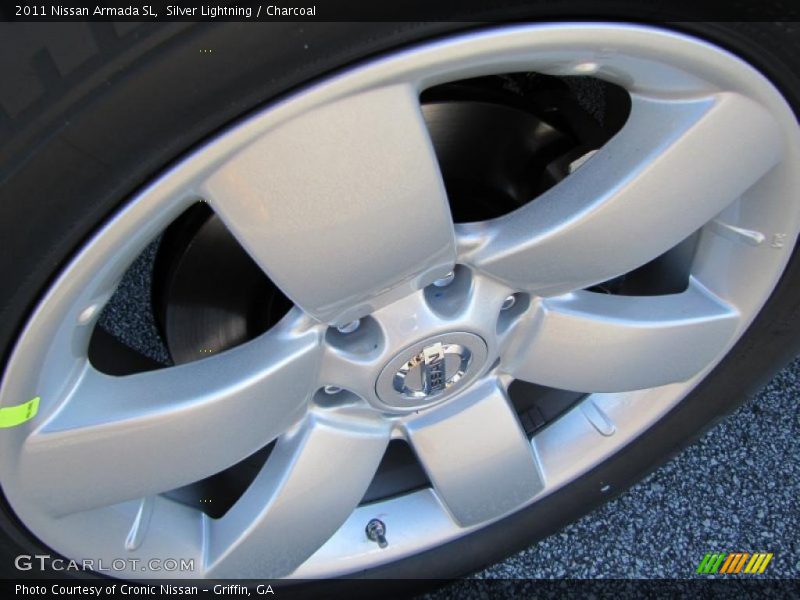 Silver Lightning / Charcoal 2011 Nissan Armada SL