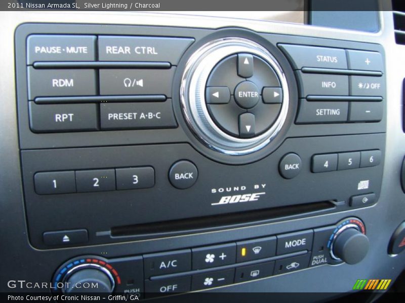 Silver Lightning / Charcoal 2011 Nissan Armada SL