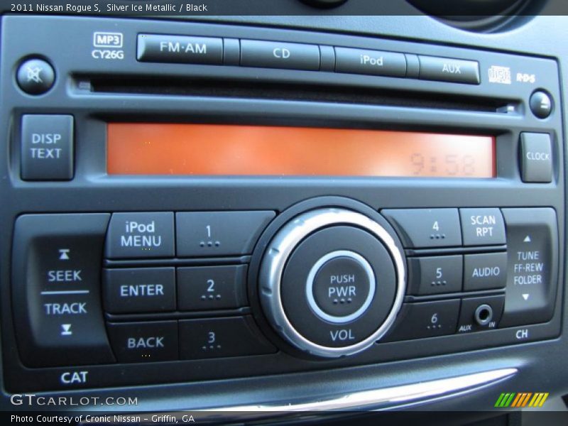 Silver Ice Metallic / Black 2011 Nissan Rogue S