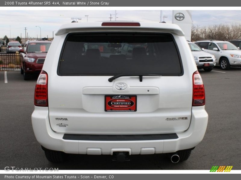Natural White / Stone Gray 2008 Toyota 4Runner SR5 4x4