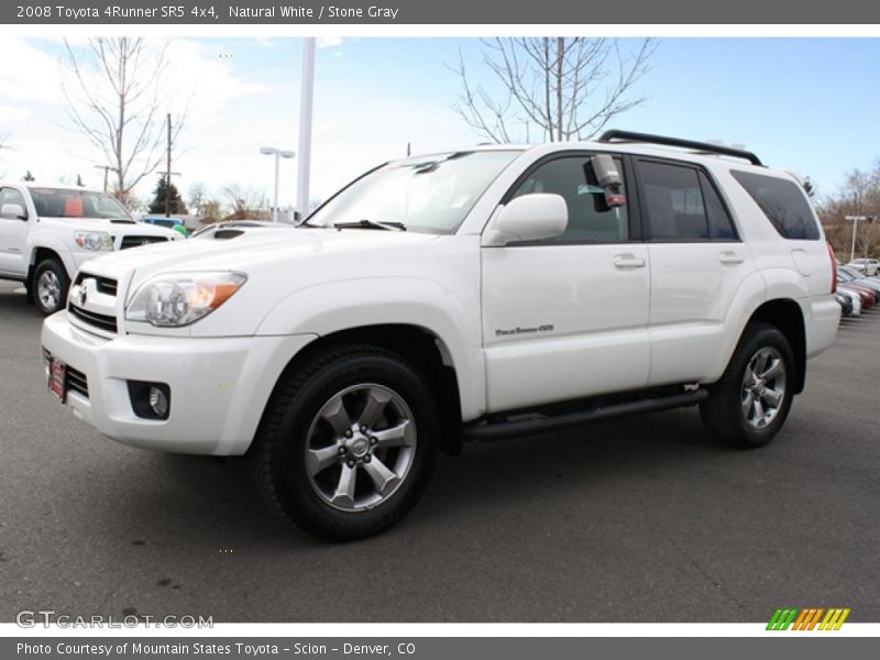 Natural White / Stone Gray 2008 Toyota 4Runner SR5 4x4