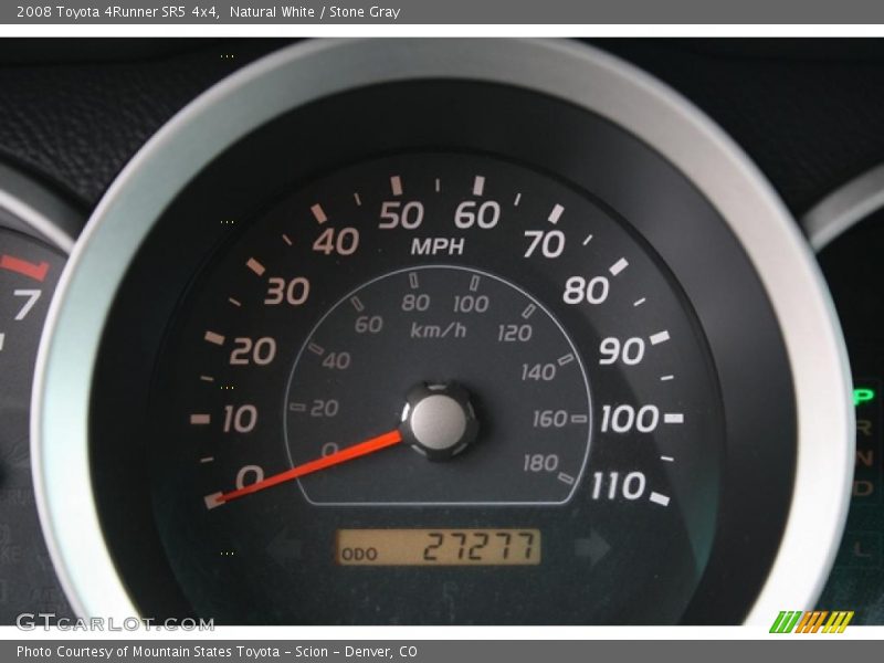 Natural White / Stone Gray 2008 Toyota 4Runner SR5 4x4