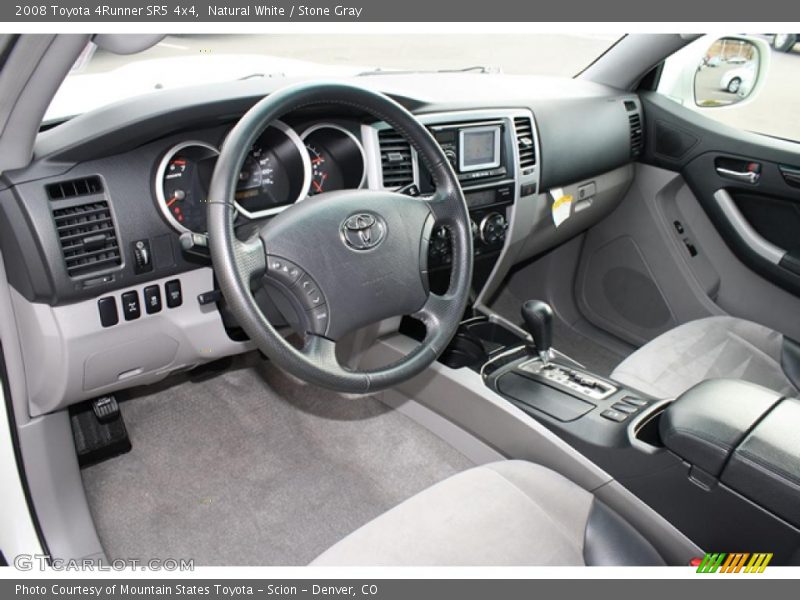 Natural White / Stone Gray 2008 Toyota 4Runner SR5 4x4