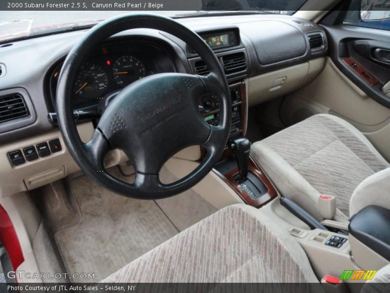 Beige Interior - 2000 Forester 2.5 S 