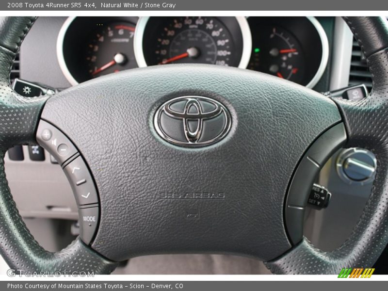 Natural White / Stone Gray 2008 Toyota 4Runner SR5 4x4