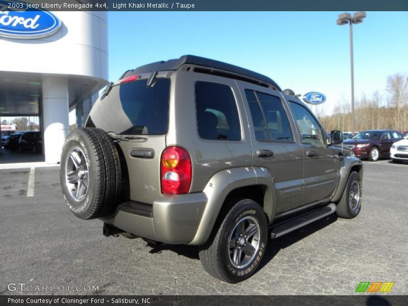 Light Khaki Metallic / Taupe 2003 Jeep Liberty Renegade 4x4