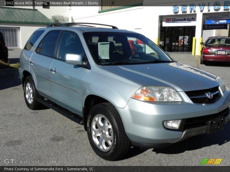 Havasu Blue Metallic / Ebony 2002 Acura MDX Touring